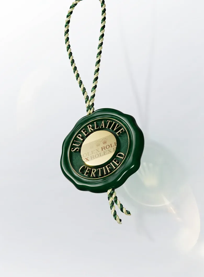 Rolex Superlative Certified-sigill