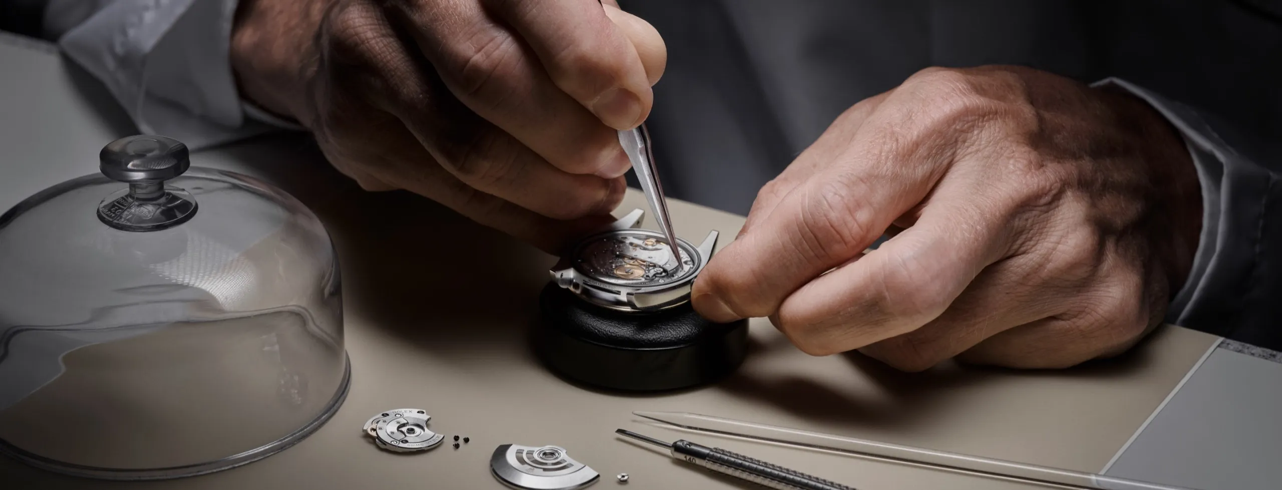 Service av Rolex-klocka